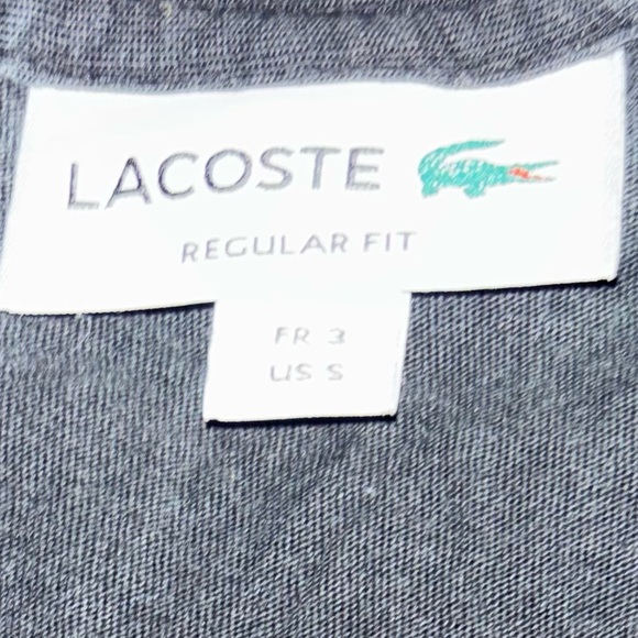Lacoste Short Sleeve Tee-Black - Picture 3 of 3